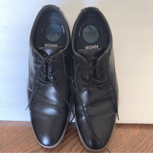 Men's Nunn Bush Carmelo Plain Toe Oxfords Black Dress Shoes 10.5 - Picture 13 of 14